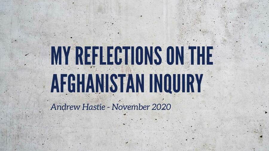 The Afghanistan Inquiry