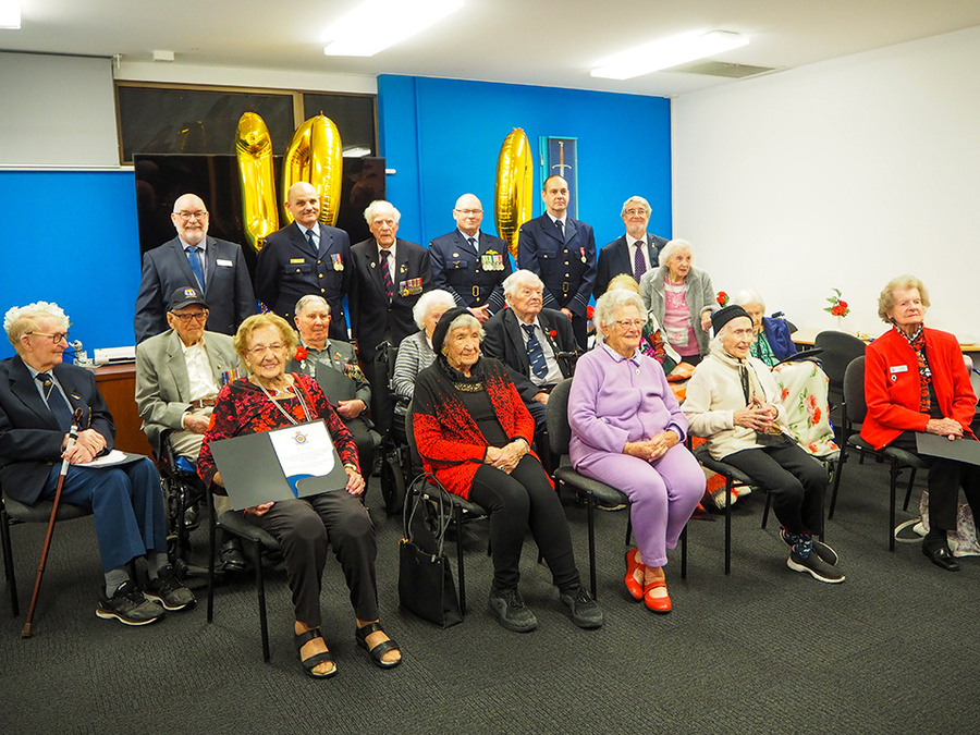 Celebrating veteran centenarians